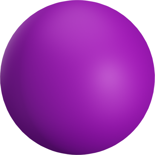 3D Purple Ball