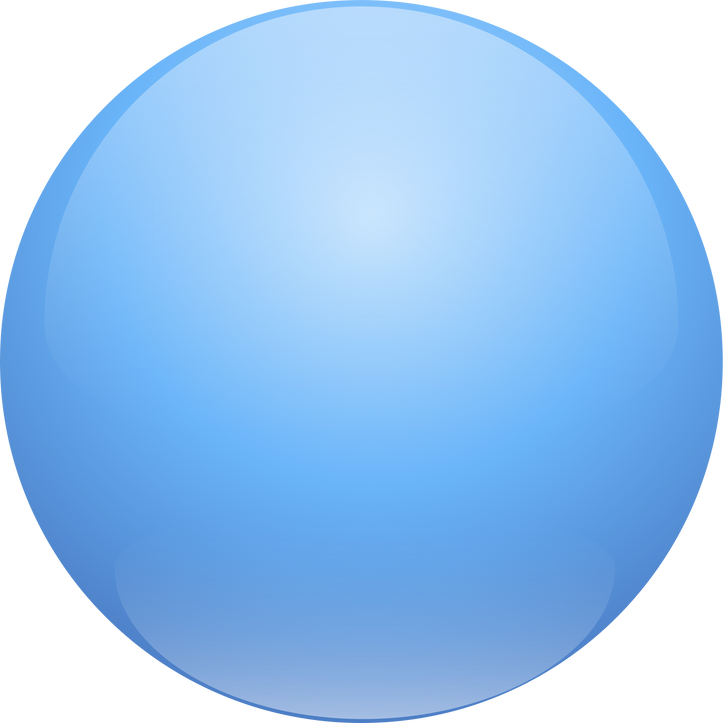 blue 3d sphere