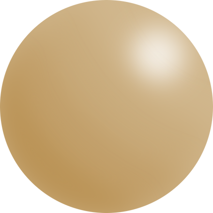 3D brown sphere element