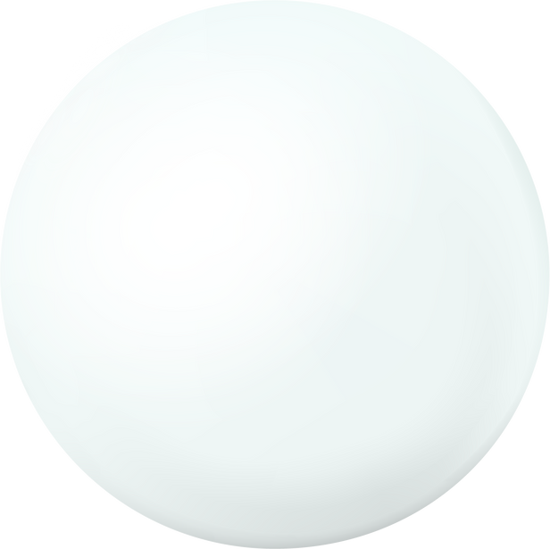 Sphere, White Ball.